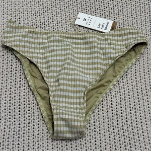 NWT Billabong Salty Blonde Meet Your Matcha Maui Rider Bikini Bottom -Size Large